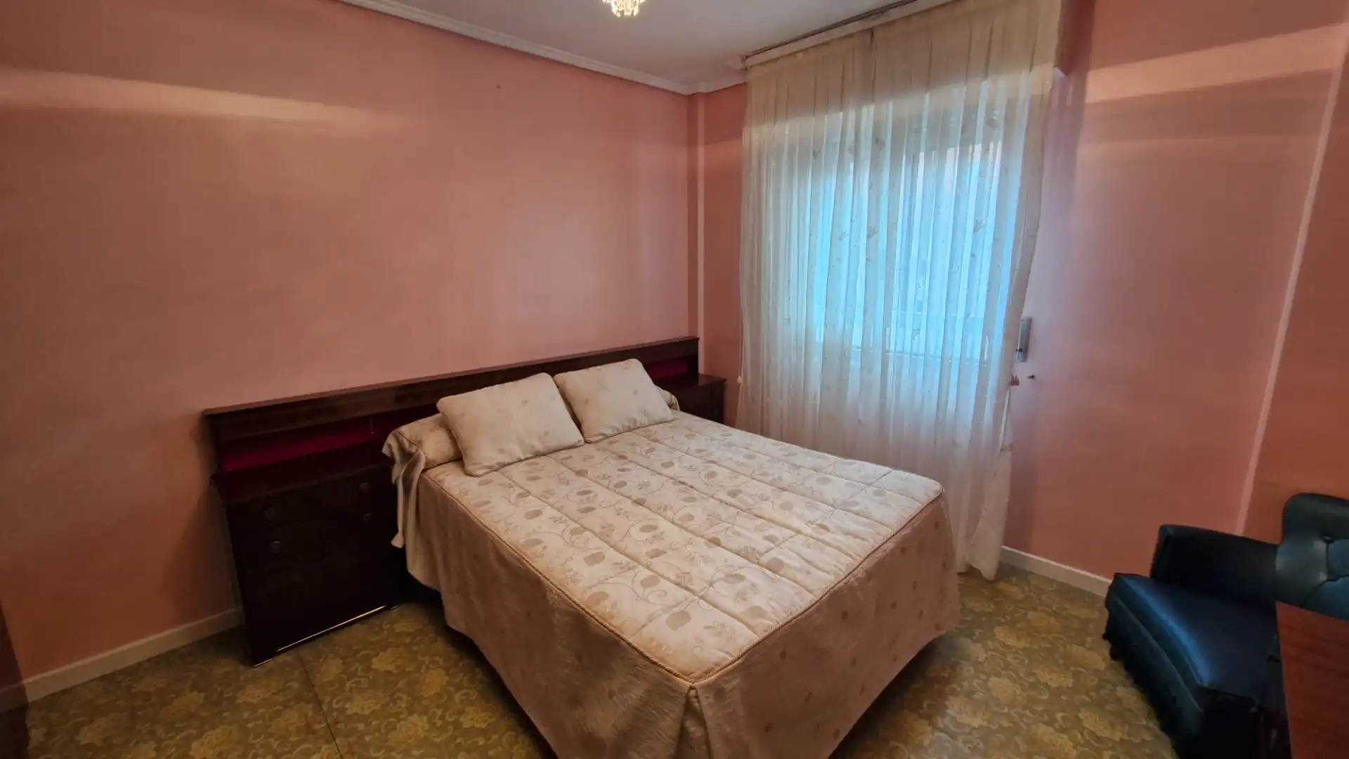 Bedroom of Flat for rent in Santurtzi   with Heating, Terrace and Furnished