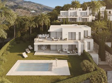 Casa amb piscina en venda a Mijas pueblo
