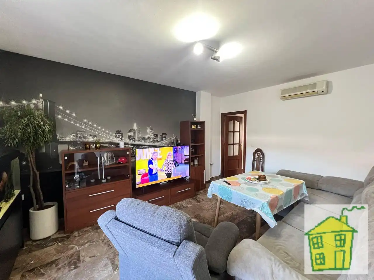 Sala de estar de Ático en venta en Andújar con Terraza