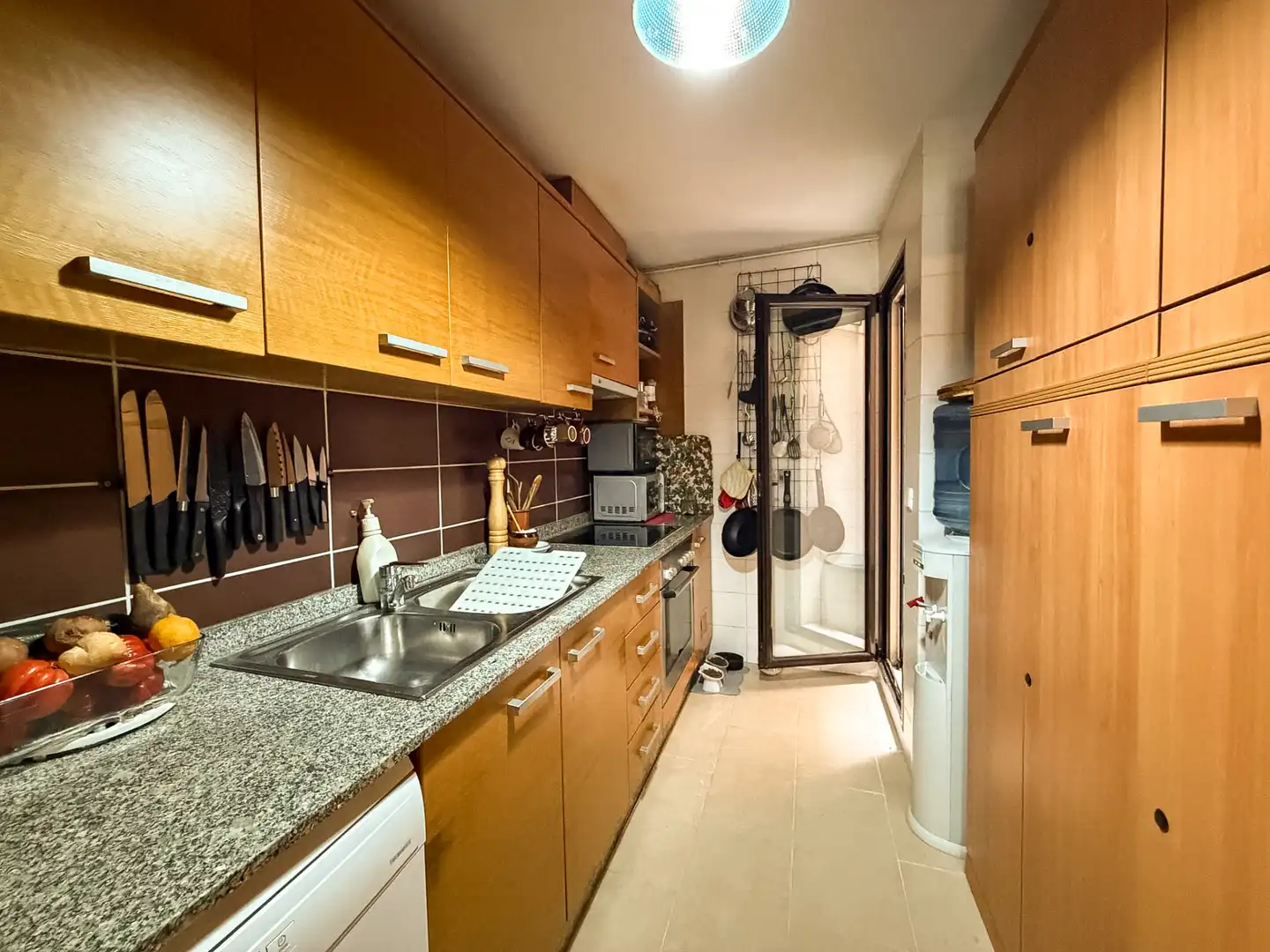 Cuina de Planta baixa en venda en Sagunto / Sagunt amb Aire condicionat, Terrassa i Moblat