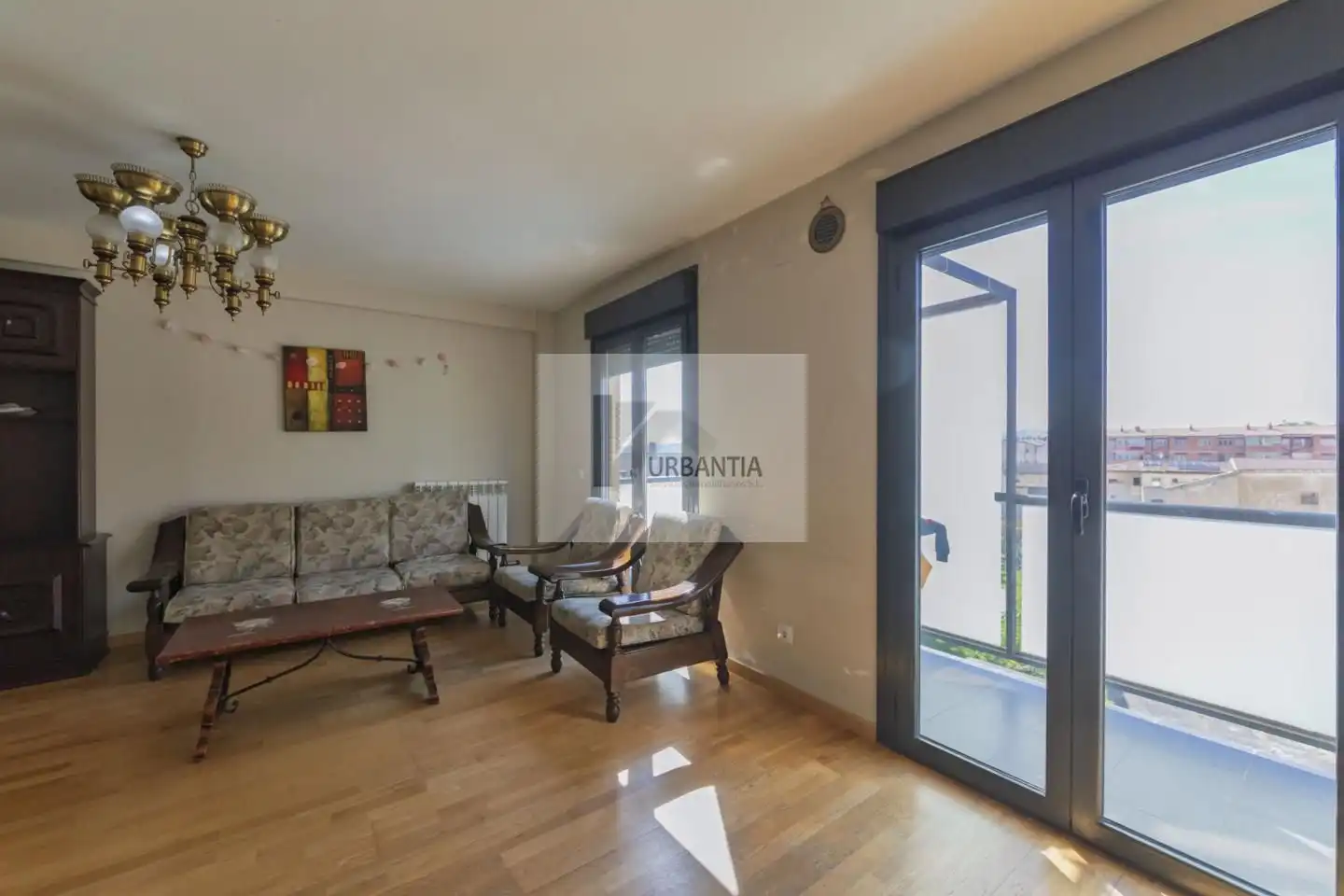 Living room of Flat for sale in Larraga  with Heating, Parquet flooring and Terrace