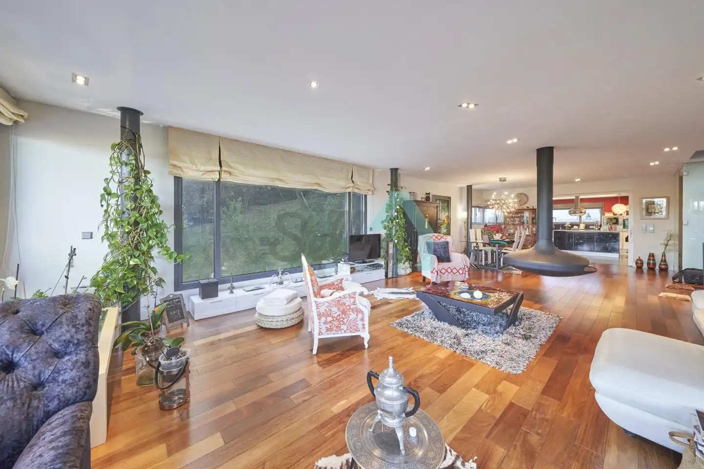 Living room of Houses for sale in Oviedo   with Air Conditioner, Heating and Private garden