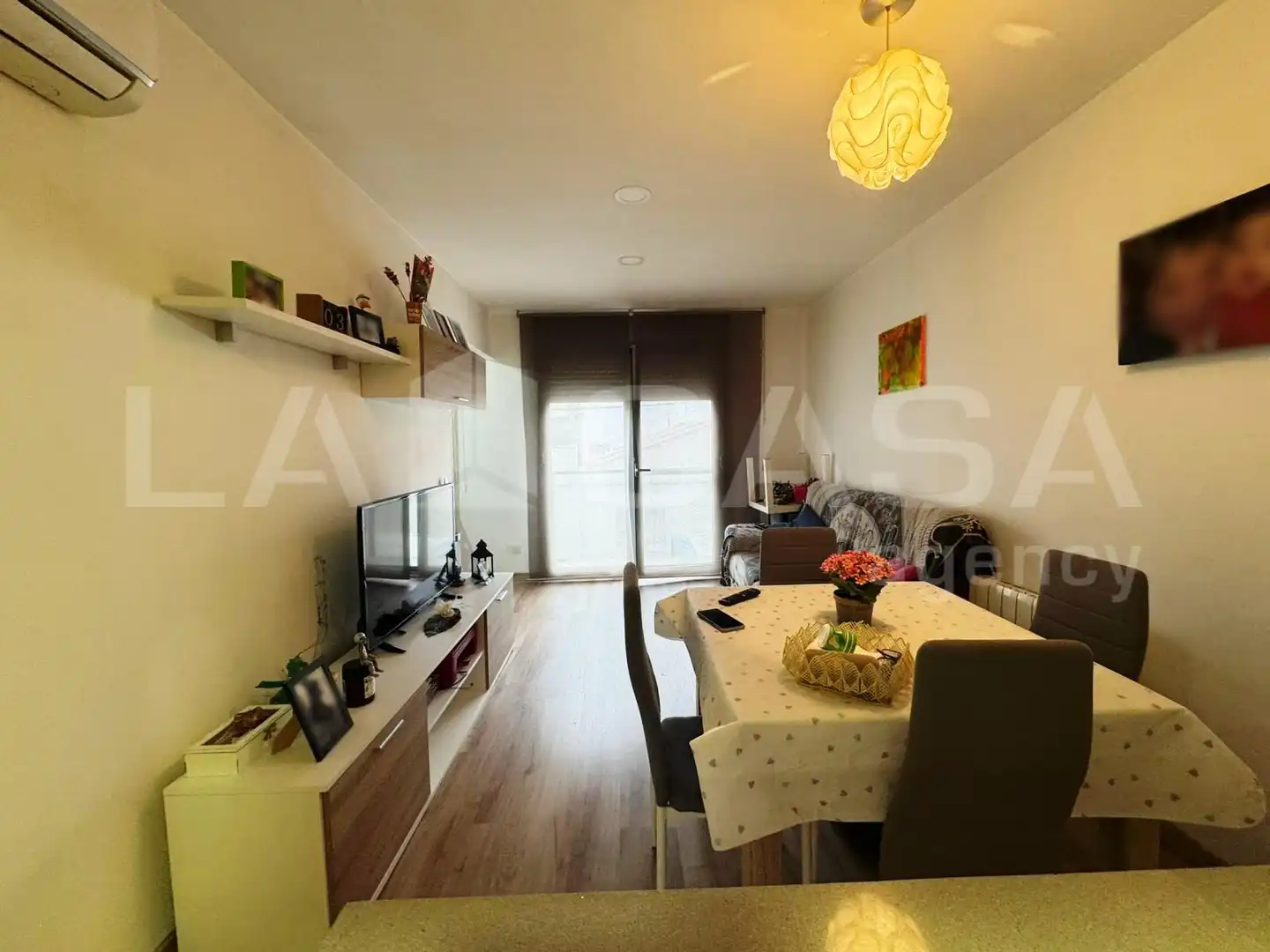 Sala de estar de Piso en venta en Granollers con Aire acondicionado, Parquet y Balcón