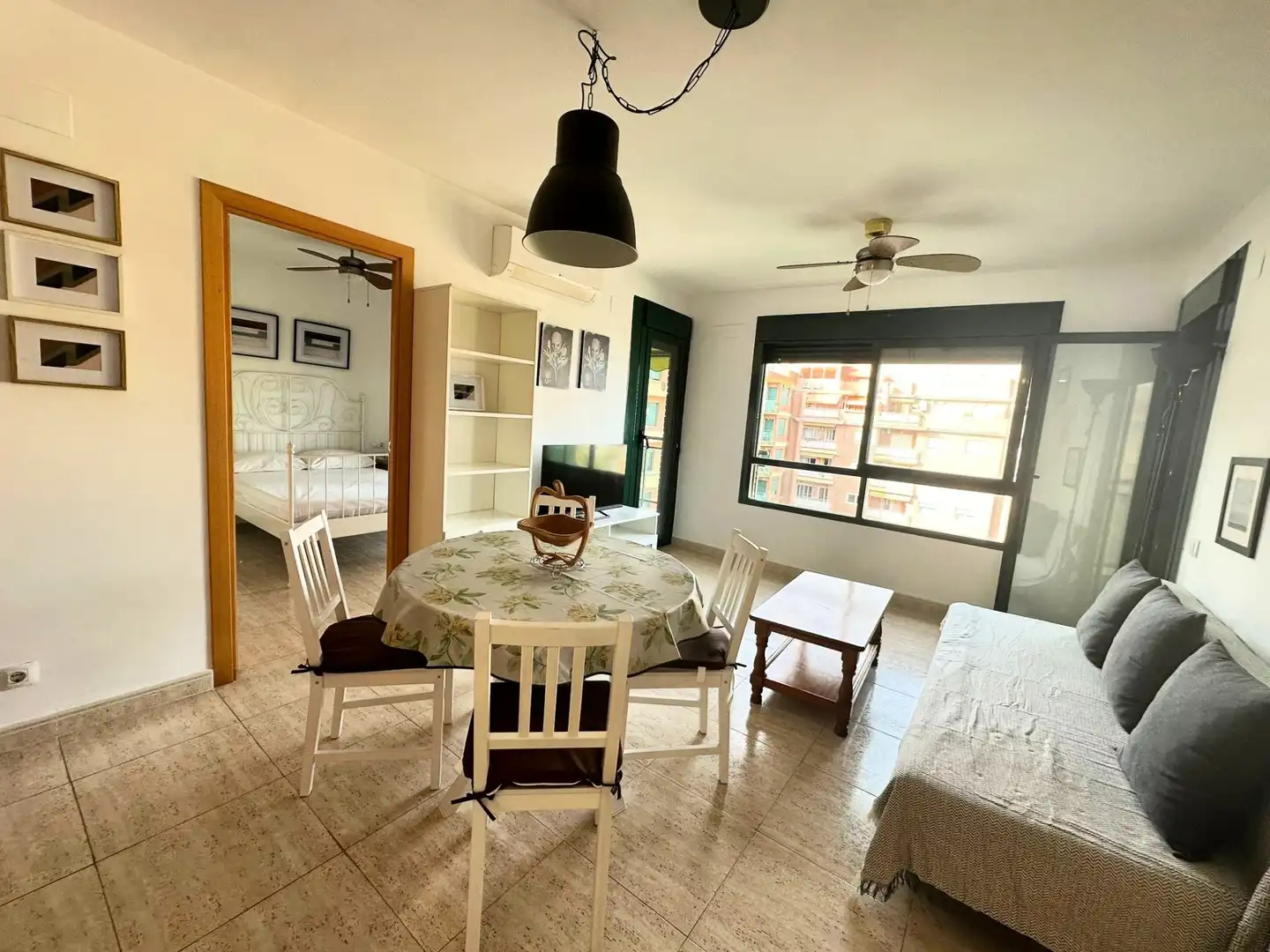 Sala de estar de Apartamento de alquiler en Puerto