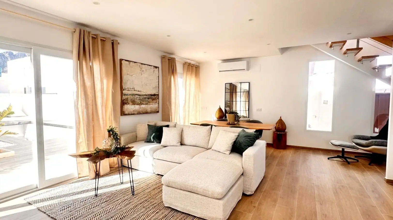 Sala d'estar de Casa o xalet en venda en El Verger amb Calefacció, Jardí privat i Terrassa