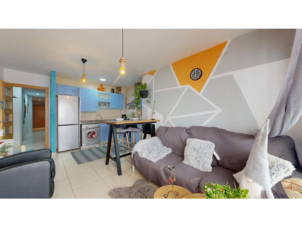 Cuina de Apartament en venda en Moncofa amb Calefacció, Terrassa i TV