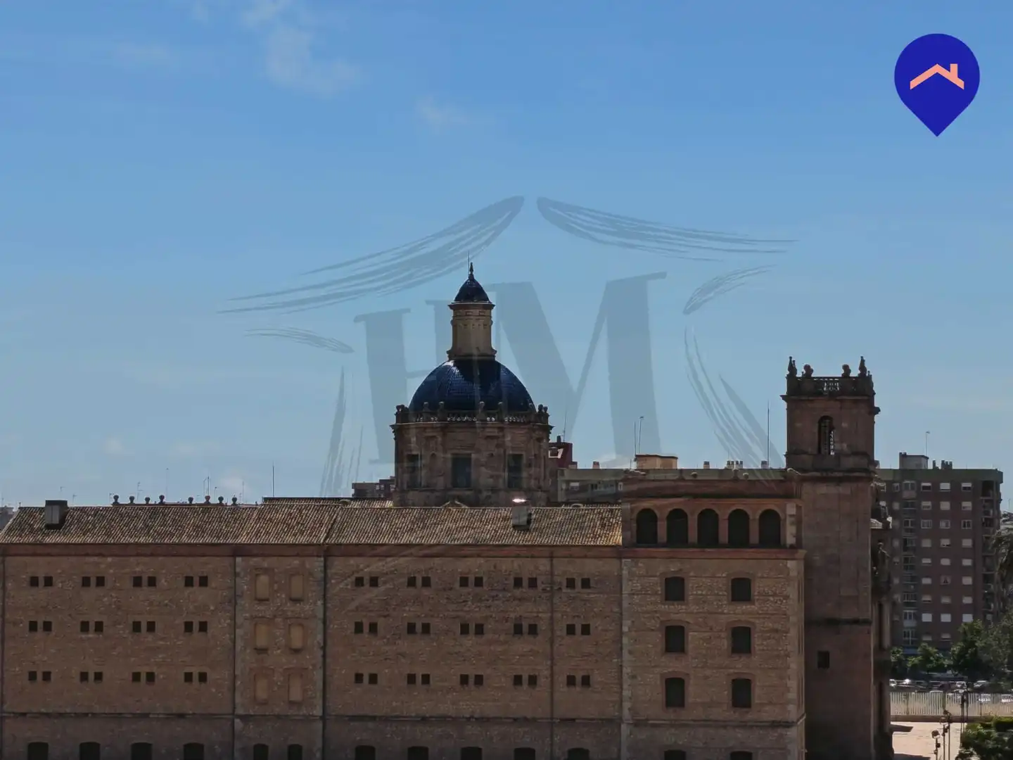 Vista exterior de Pis en venda en Valencia amb Calefacció, Terrassa i Alarma