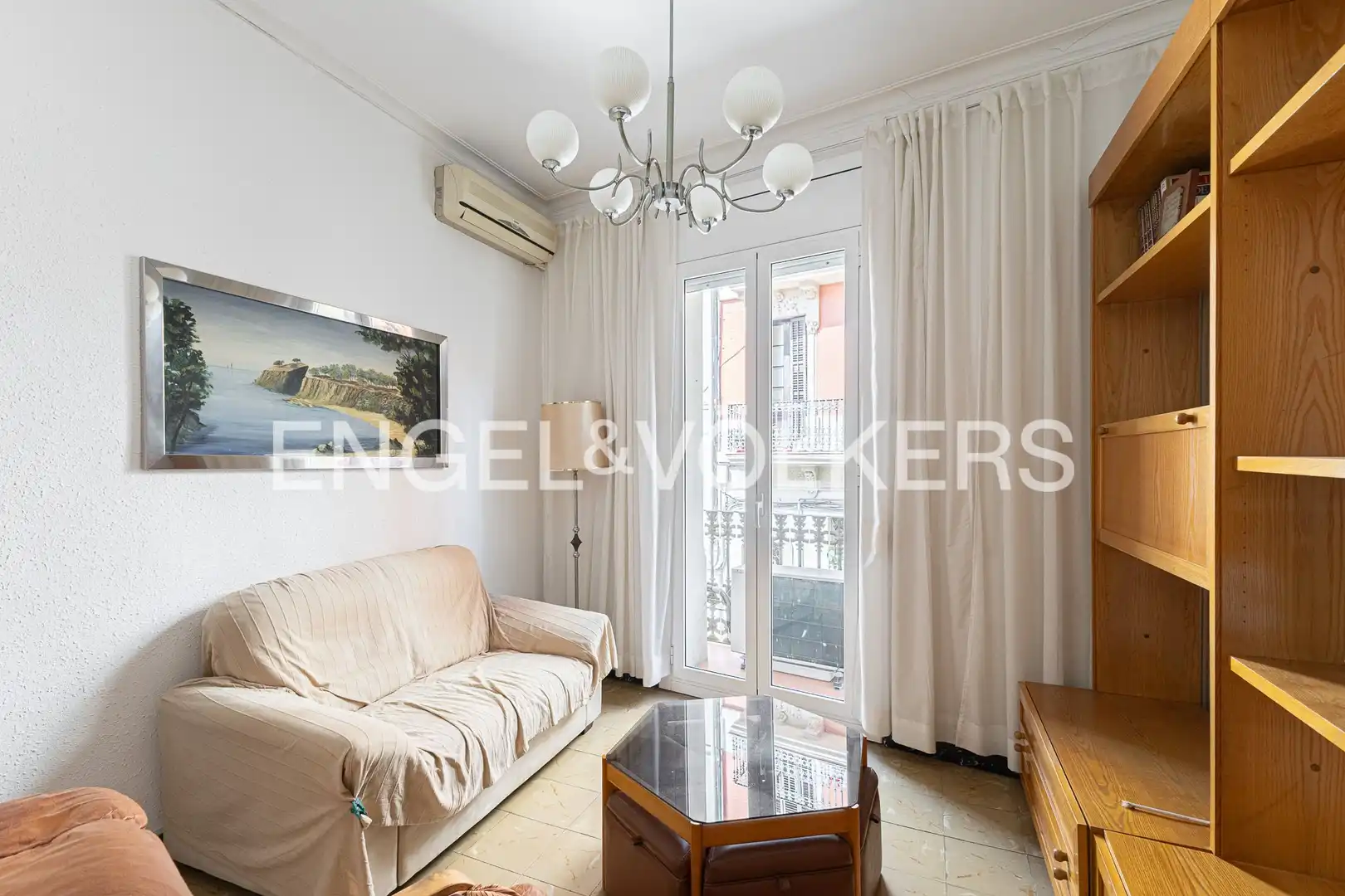 Sala de estar de Piso en venta en Barcelona con Aire acondicionado, Calefacción y Terraza