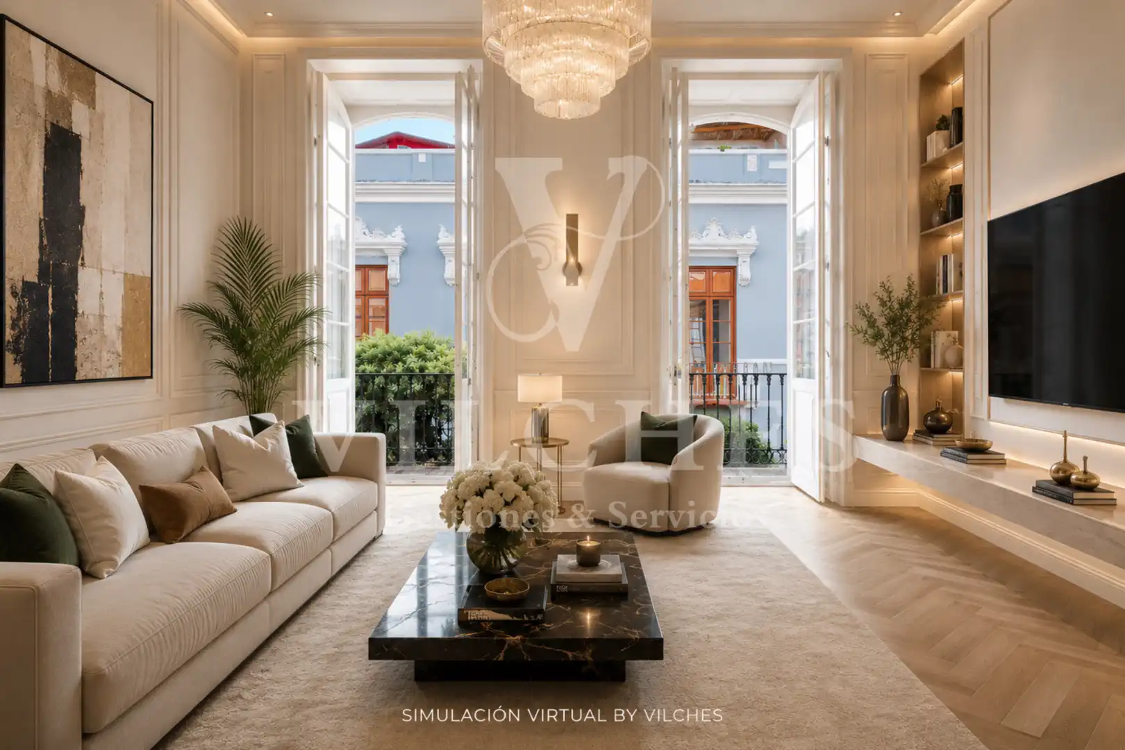 Sala de estar de Casa adosada en venta en Las Palmas de Gran Canaria con Terraza y Balcón