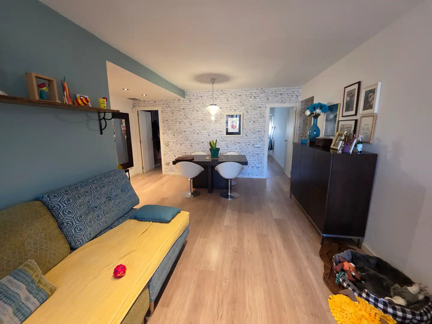 Sala de estar de Piso en venta en Barcelona con Aire acondicionado, Calefacción y Parquet