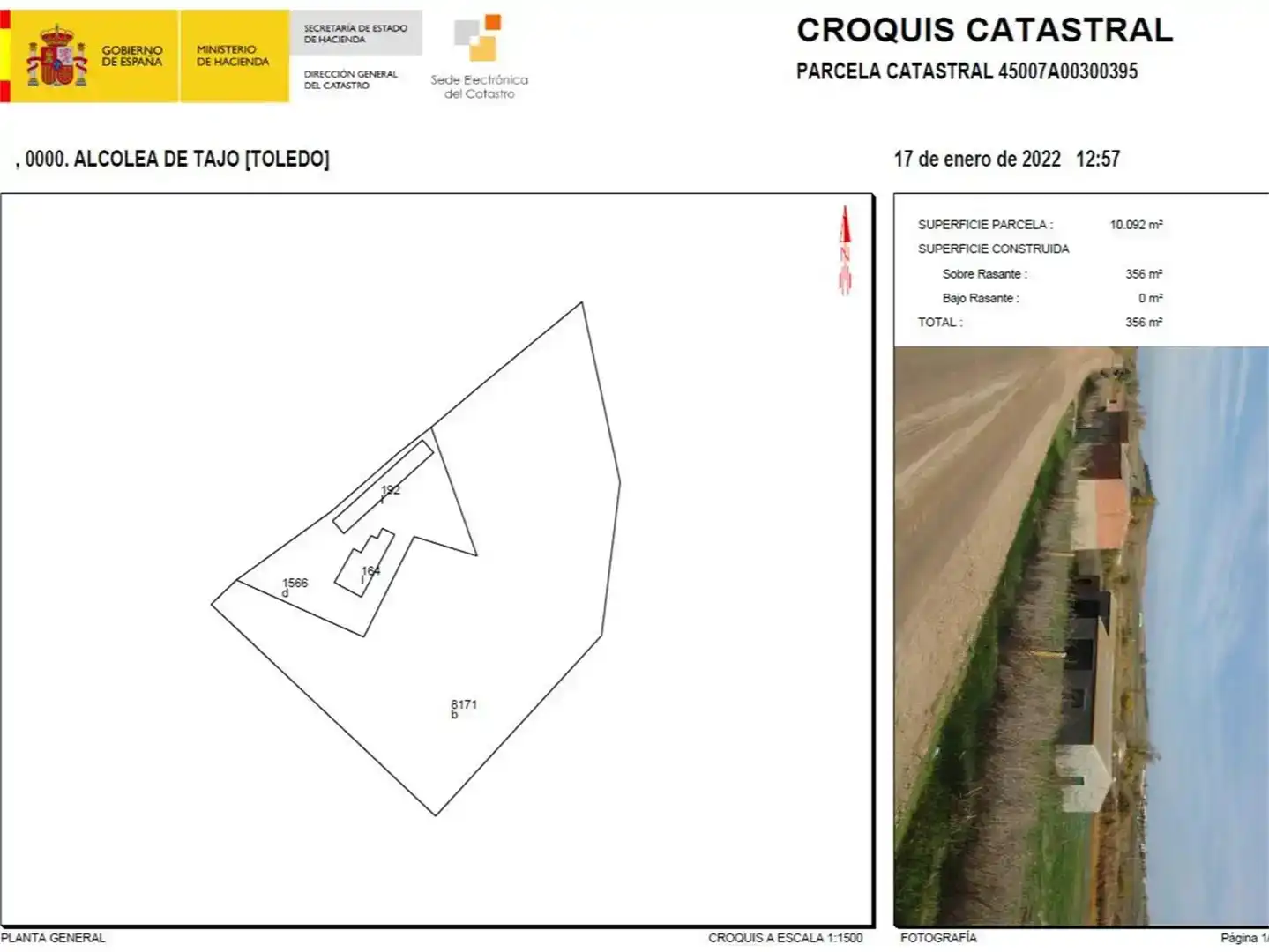 Terreno en venta en Alcolea de Tajo