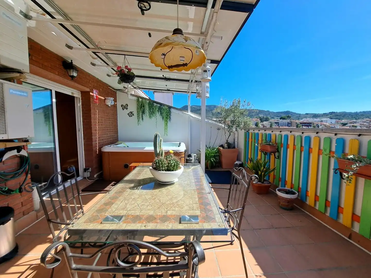 Terraza de Dúplex en venta en Olesa de Montserrat con Aire acondicionado, Calefacción y Jardín privado