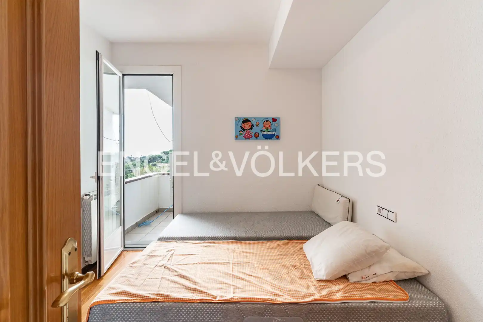 Schlafzimmer von Wohnung zum Verkauf in Sant Vicenç de Montalt mit Heizung, Terrasse und Balkon