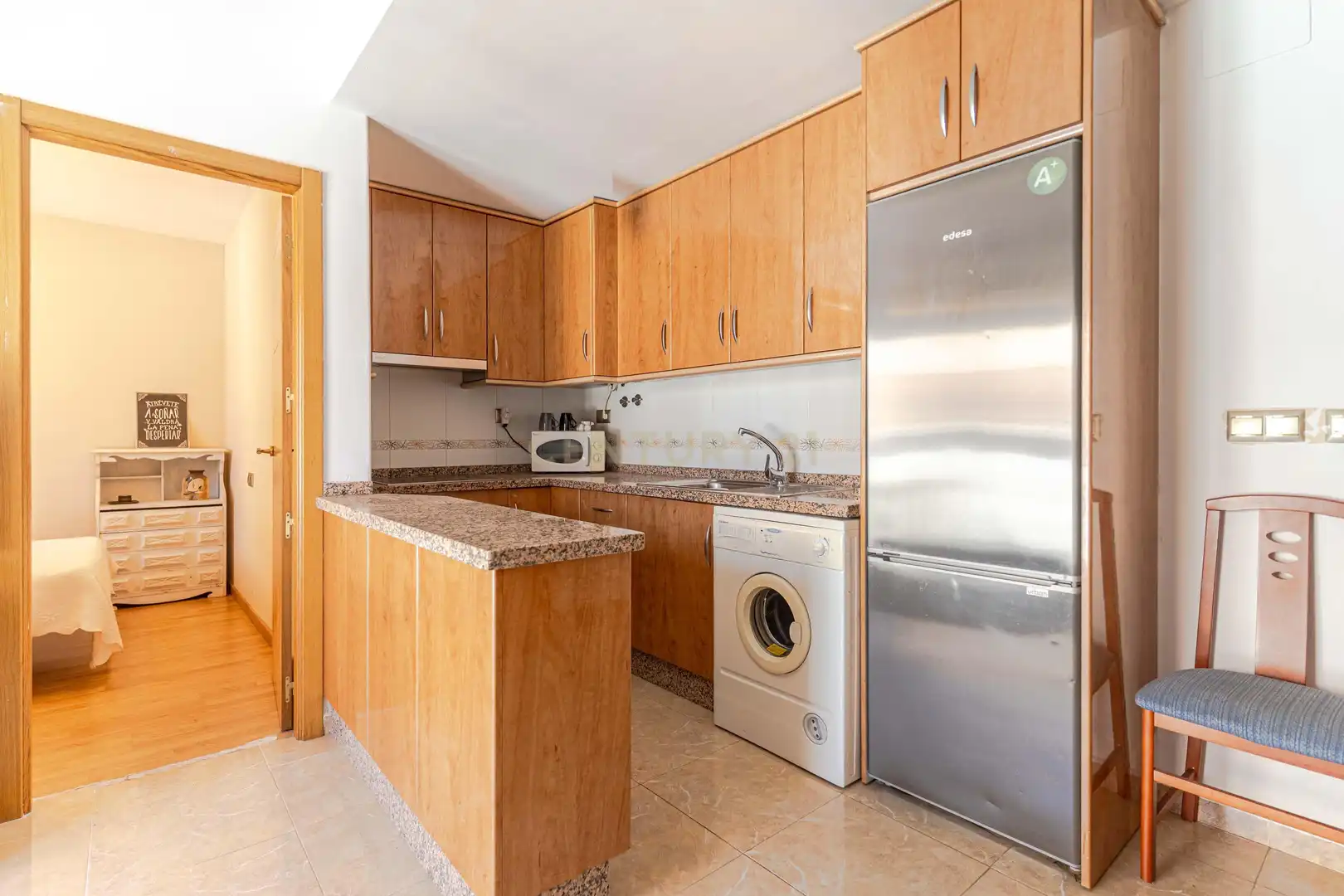 Cocina de Apartamento en venta en Vegas del Genil con Balcón