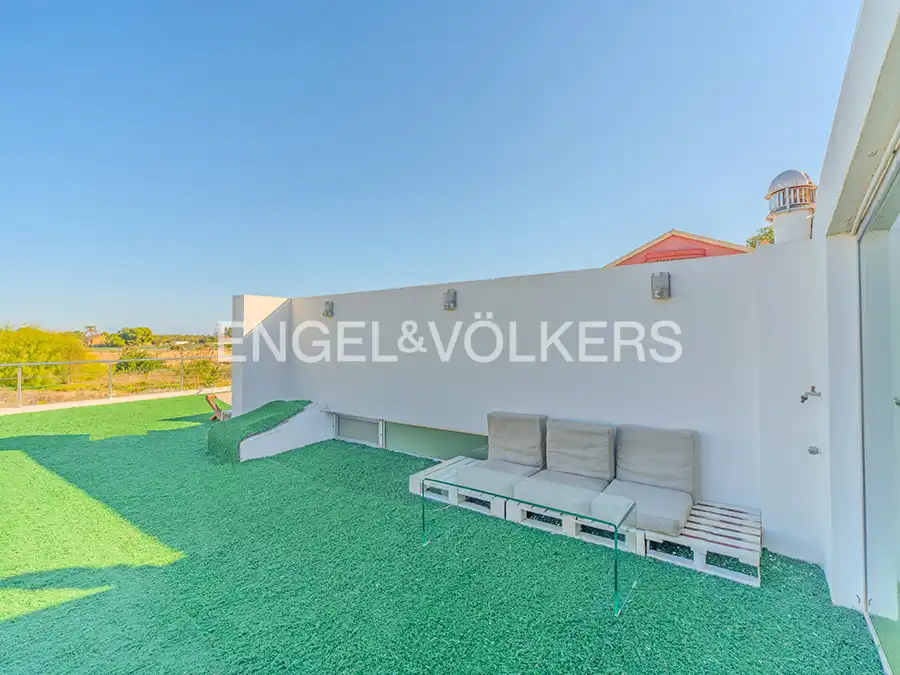 Terraza de Casa o chalet en venta en Mutxamel con Aire acondicionado, Calefacción y Jardín privado