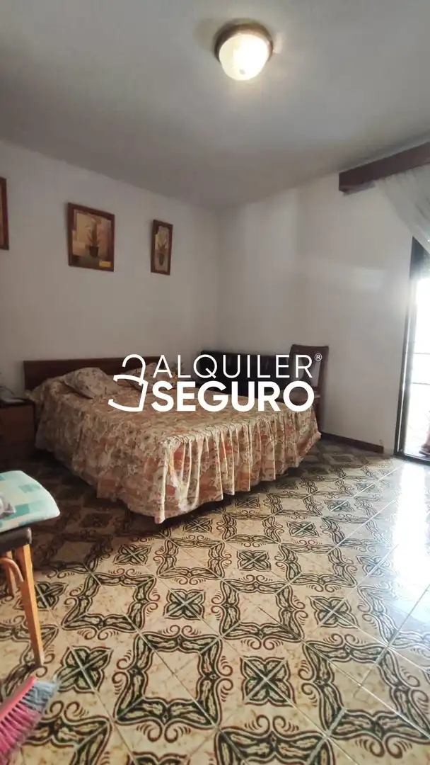 Bedroom of Flat for rent in Madrid  with Air Conditioner, Terrace and Furnished