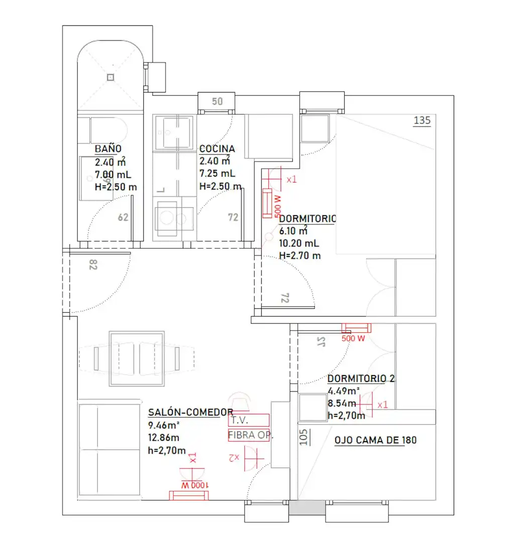 Flat for rent in N/A, Delicias