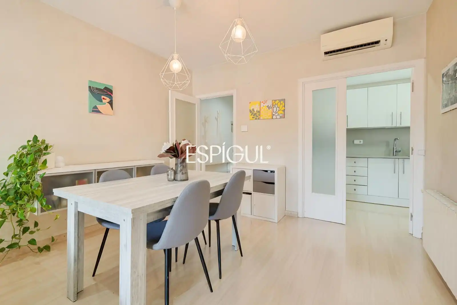Dining room of Flat for sale in Castell d'Aro, Platja d'Aro i s'Agaró  with Air Conditioner, Heating and Parquet flooring