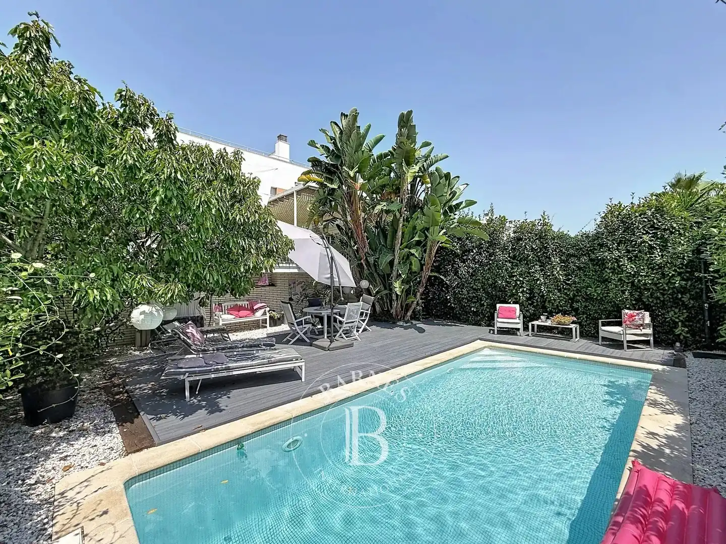 Jardín de Casa adosada en venta en Mataró con Aire acondicionado, Calefacción y Jardín privado