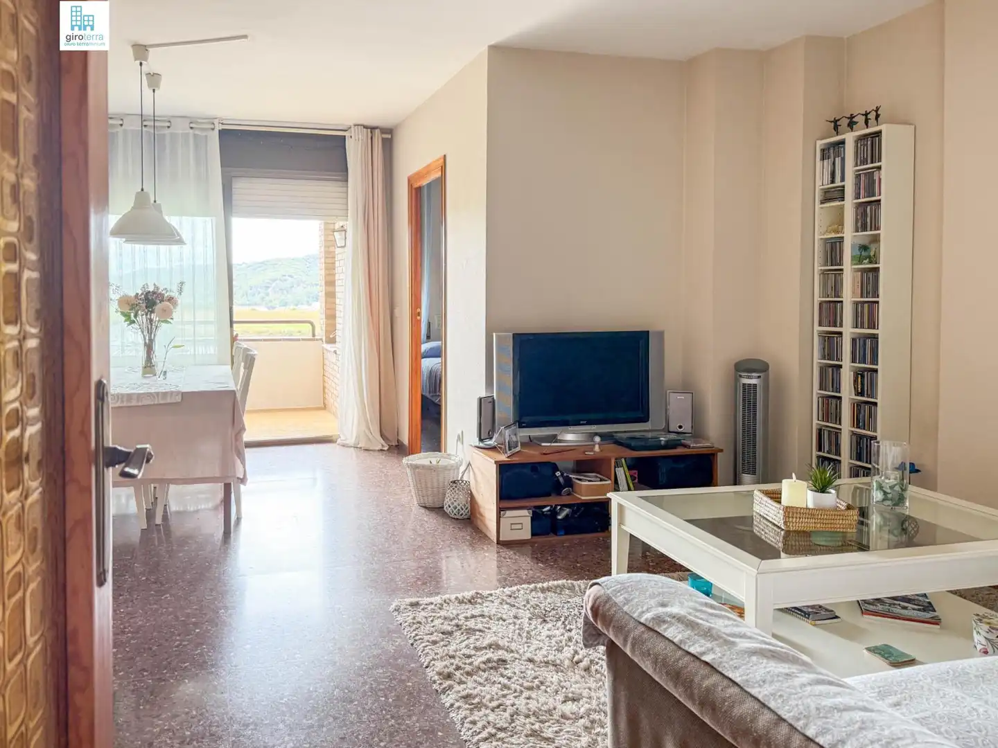 Wohnzimmer von Dachboden zum Verkauf in Blanes mit Terrasse