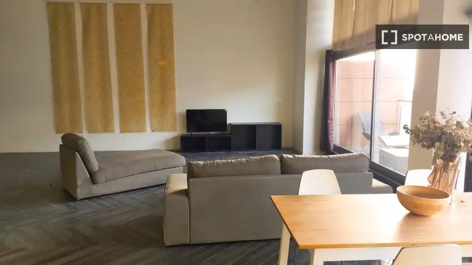 Living room of Flat for rent in Xirivella  with Air Conditioner, Heating and Furnished