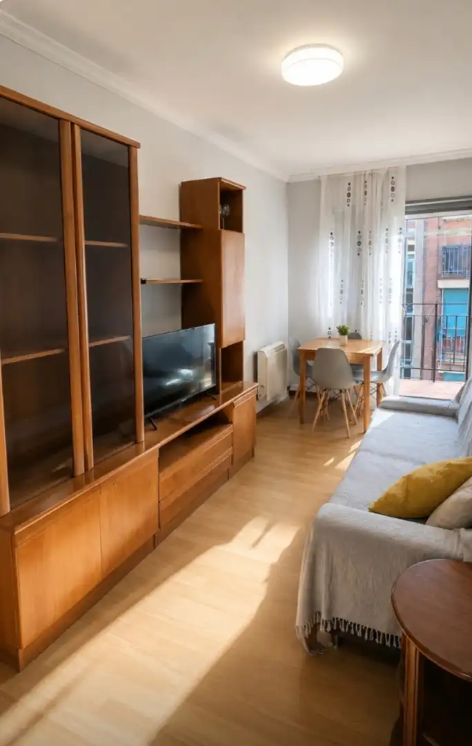 Sala de estar de Piso en venta en Móstoles con Calefacción, Parquet y Terraza