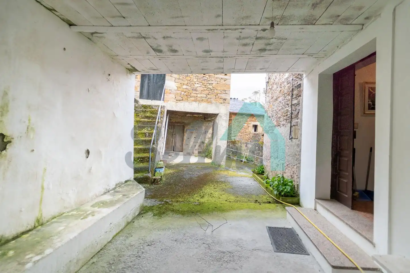 Vista exterior de Casa o chalet en venta en Illano con Calefacción, Jardín privado y Parquet