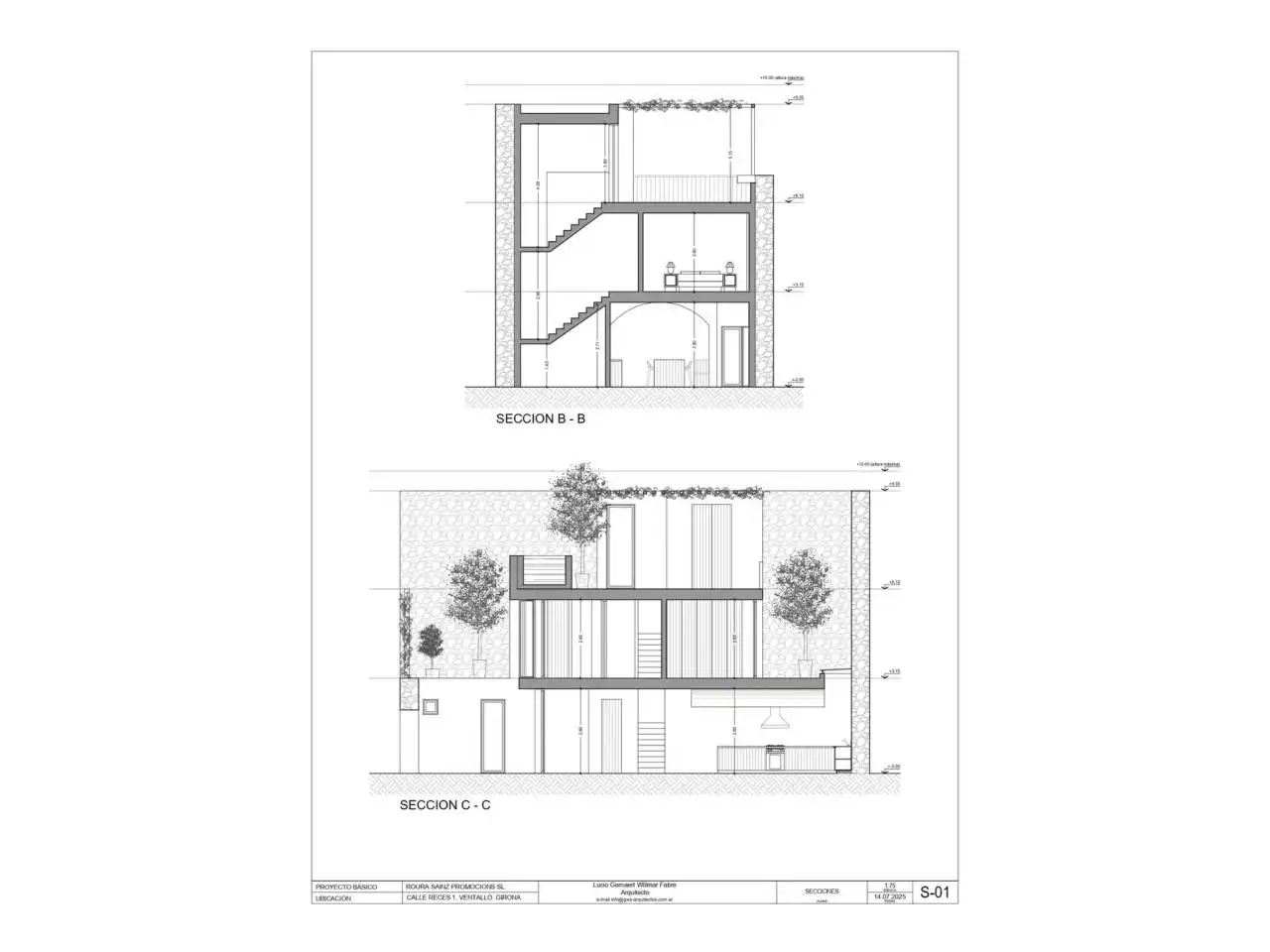 Einfamilien-Reihenhaus zum Verkauf in Ventalló mit Klimaanlage, Heizung und Privatgarten