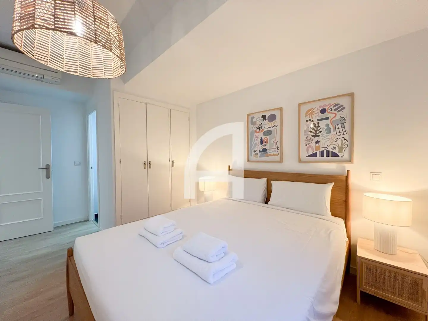 Habitación de Piso de alquiler en Madrid con Aire acondicionado, Calefacción y Amueblado