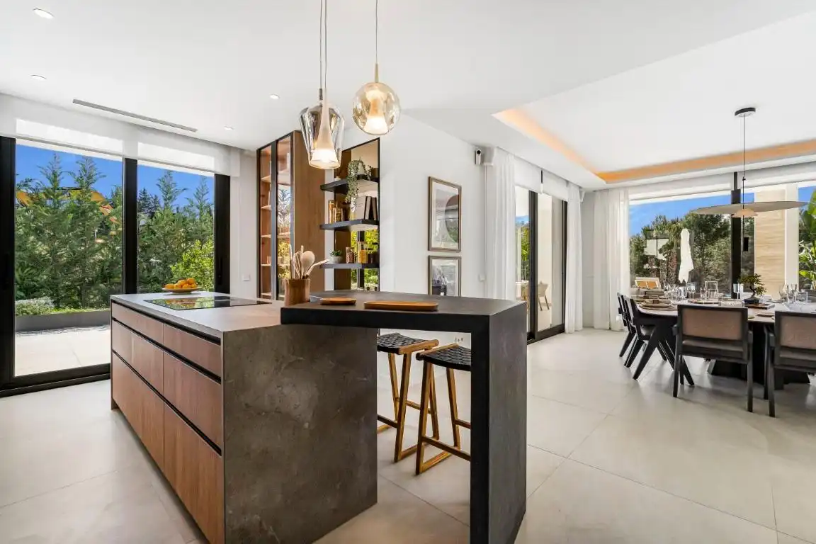 Kitchen of Houses for sale in Marbella  with Air Conditioner, Heating and Private garden