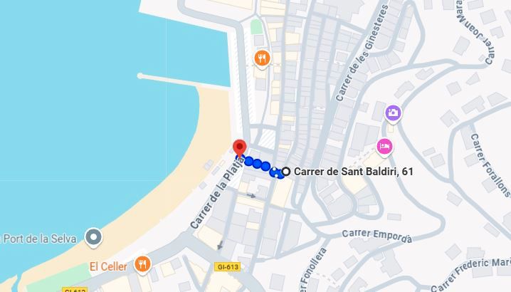 Aparcament de Àtic en venda en El Port de la Selva amb Terrassa, Moblat i Forn
