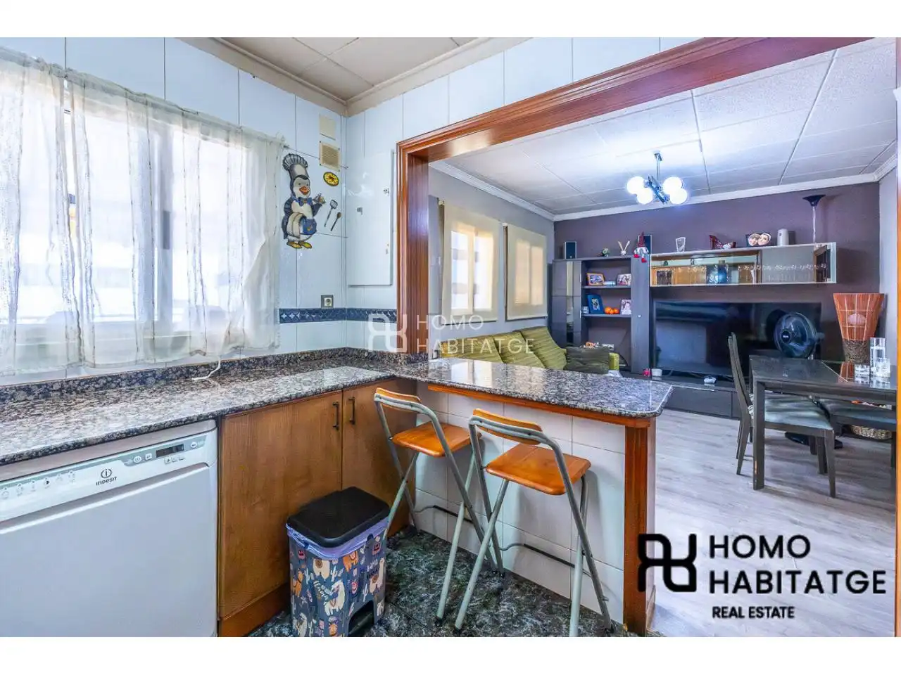 Kitchen of Flat for sale in Barberà del Vallès  with Heating, Parquet flooring and Terrace
