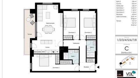 Foto 3 de Piso en venta en Avenida Avenida Universidad, San Mamés - La Palomera, León Capital