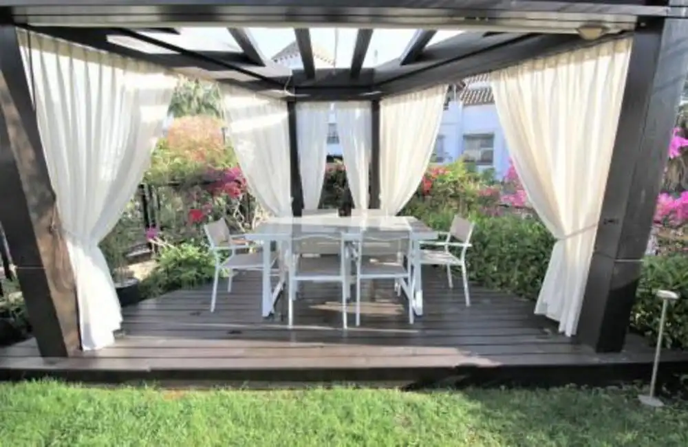 Terraza de Casa o chalet de alquiler en Marbella con Aire acondicionado, Jardín privado y Terraza