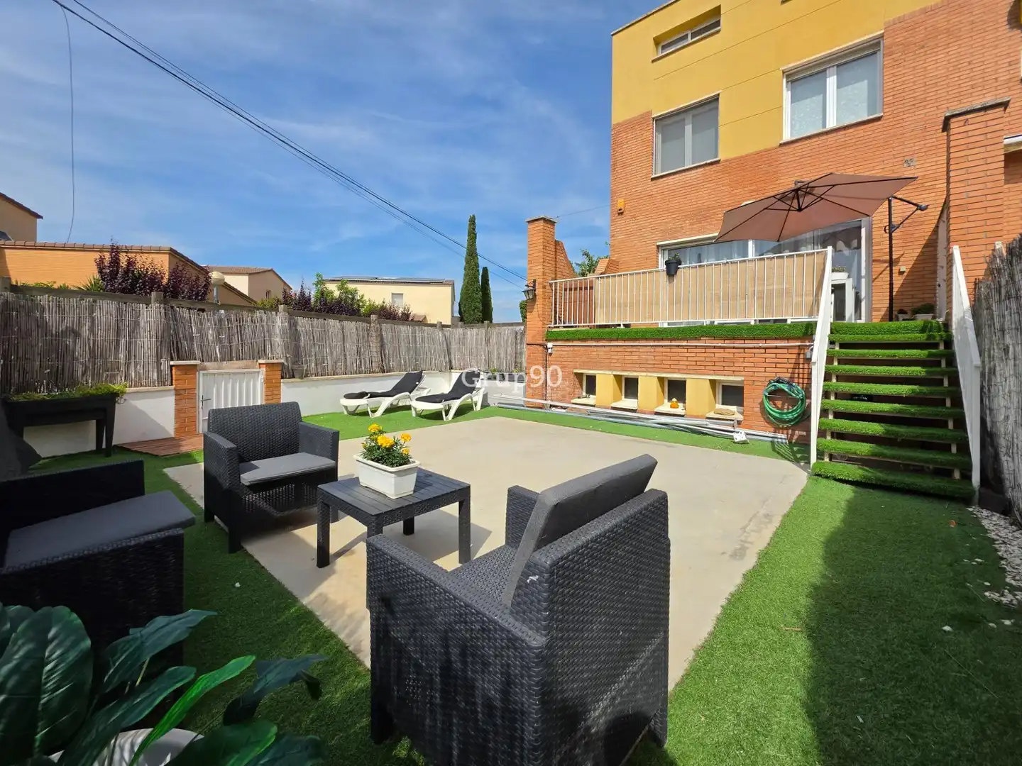 Terrassa de Casa adosada en venda en Benavent de Segrià amb Aire condicionat, Calefacció i Terrassa