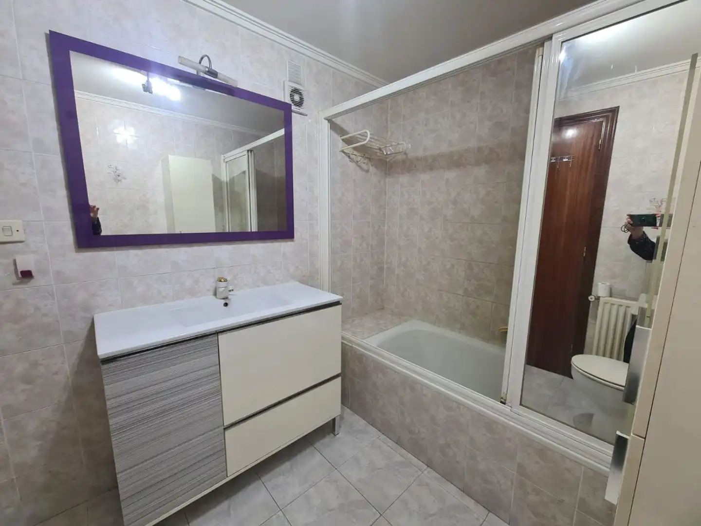 Baño de Apartamento en venta en Miranda de Ebro con Calefacción, Parquet y Terraza