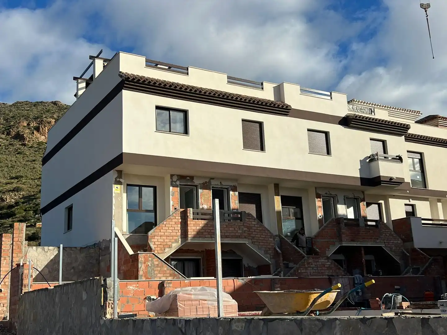 Vista exterior de Casa adosada en venta en La Unión con Aire acondicionado, Jardín privado y Terraza