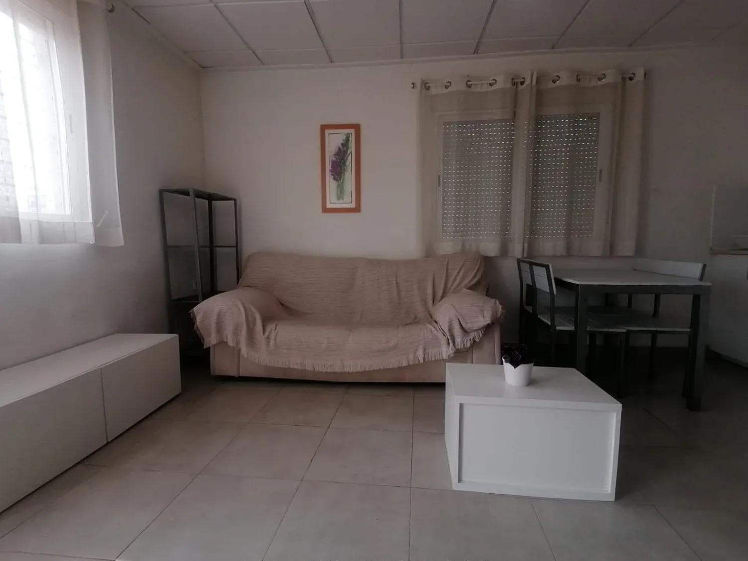 Sala d'estar de Apartament de lloguer en  Murcia Capital amb Moblat i Rentadora