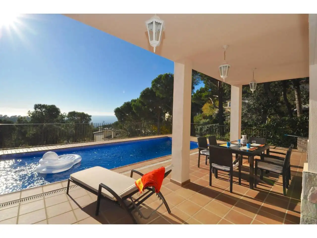 Terrassa de Casa o xalet en venda en Lloret de Mar amb Aire condicionat, Calefacció i Jardí privat