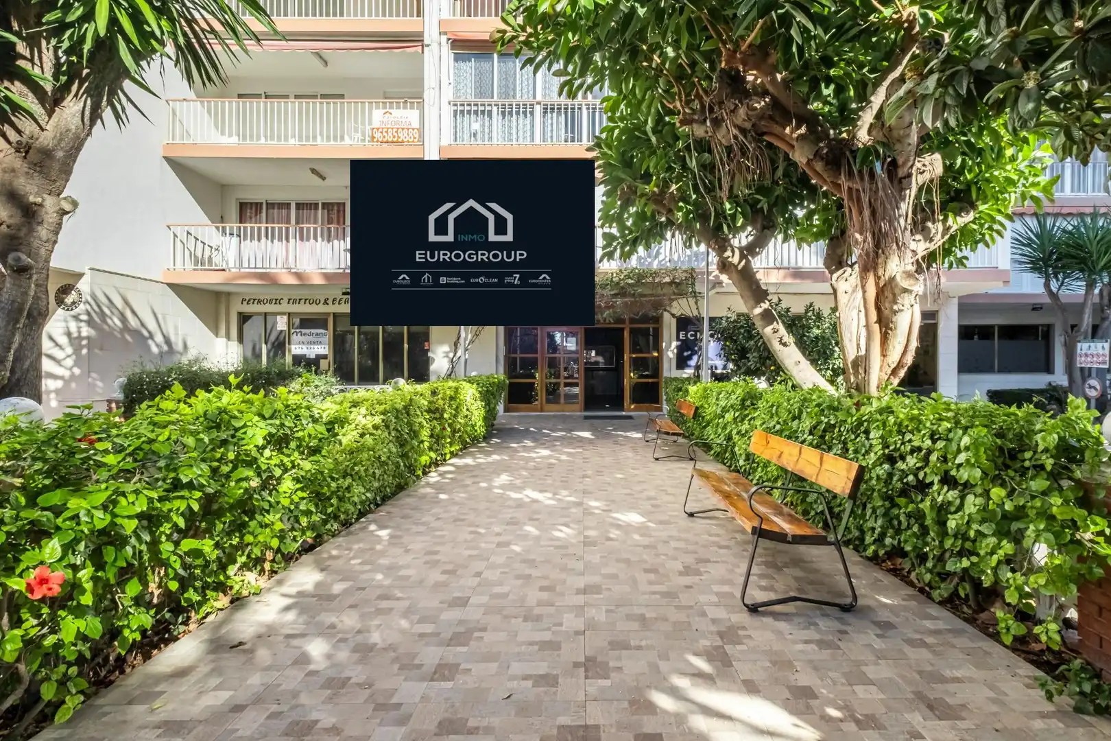 Vista exterior de Apartamento en venta en Benidorm con Aire acondicionado, Calefacción y Jardín privado