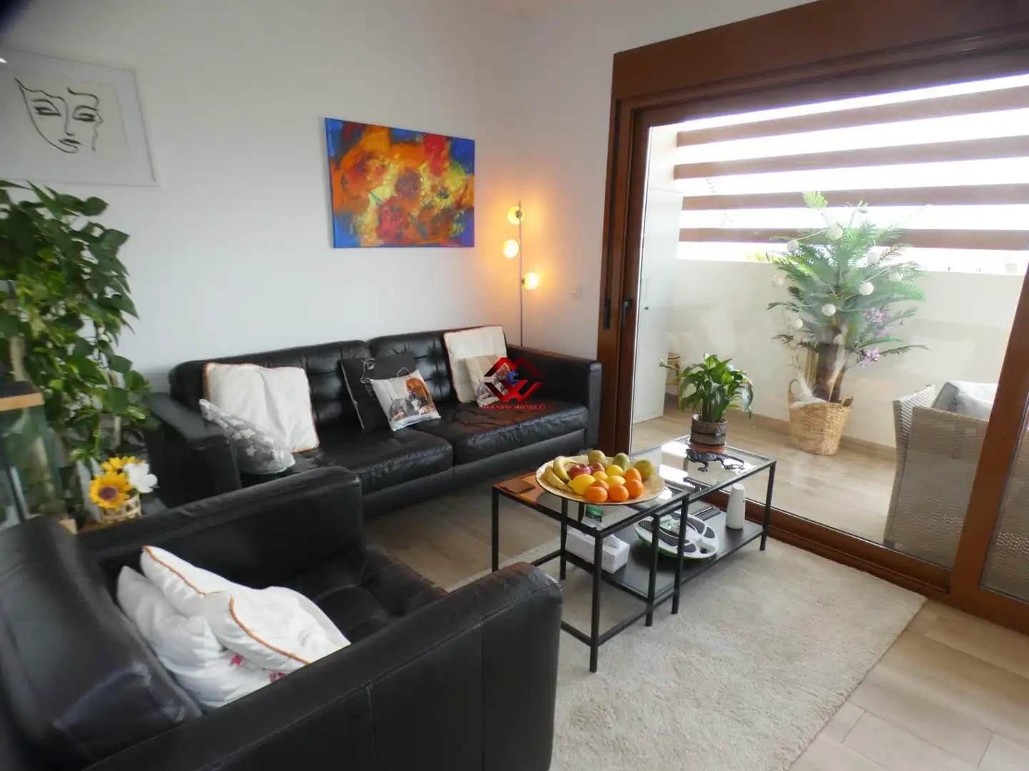 Sala de estar de Casa o chalet en venta en Mazarrón con Aire acondicionado, Calefacción y Terraza