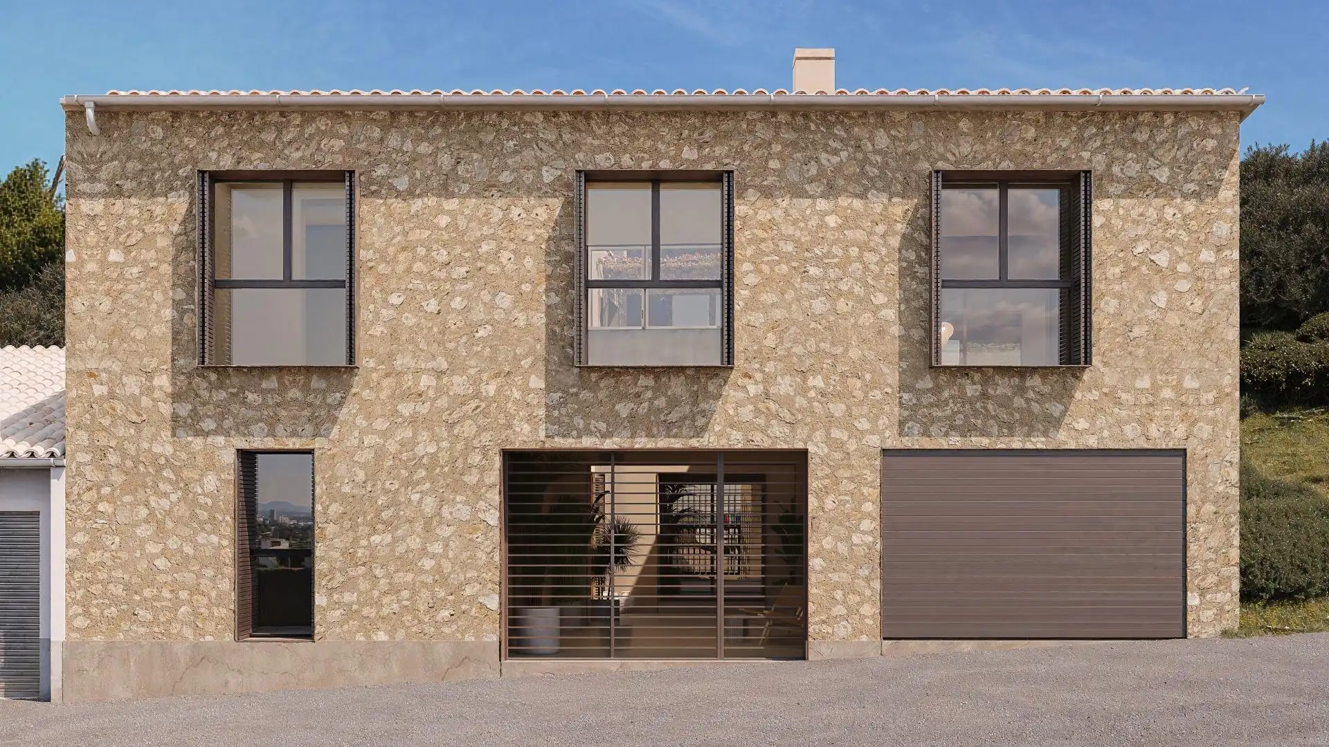 Vista exterior de Casa o xalet en venda en Lloseta amb Aire condicionat, Calefacció i Jardí privat