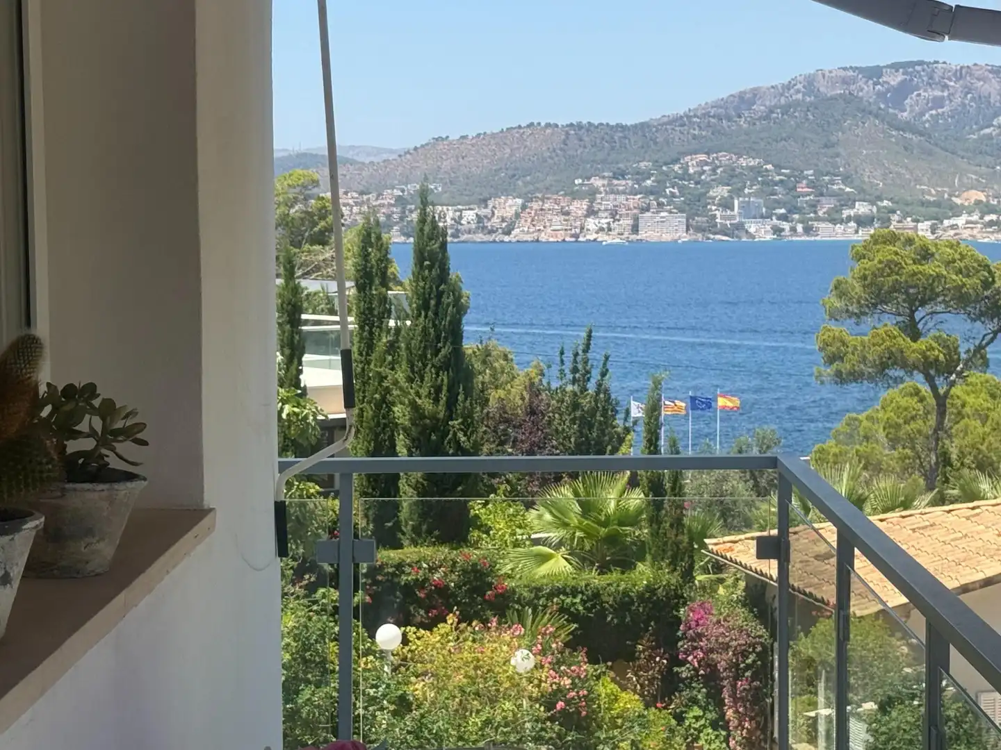 Balcony of Houses for sale in Calvià  with Air Conditioner, Heating and Private garden