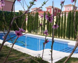 Piscina de Casa adosada en venda en Salteras amb Aire condicionat, Terrassa i Piscina