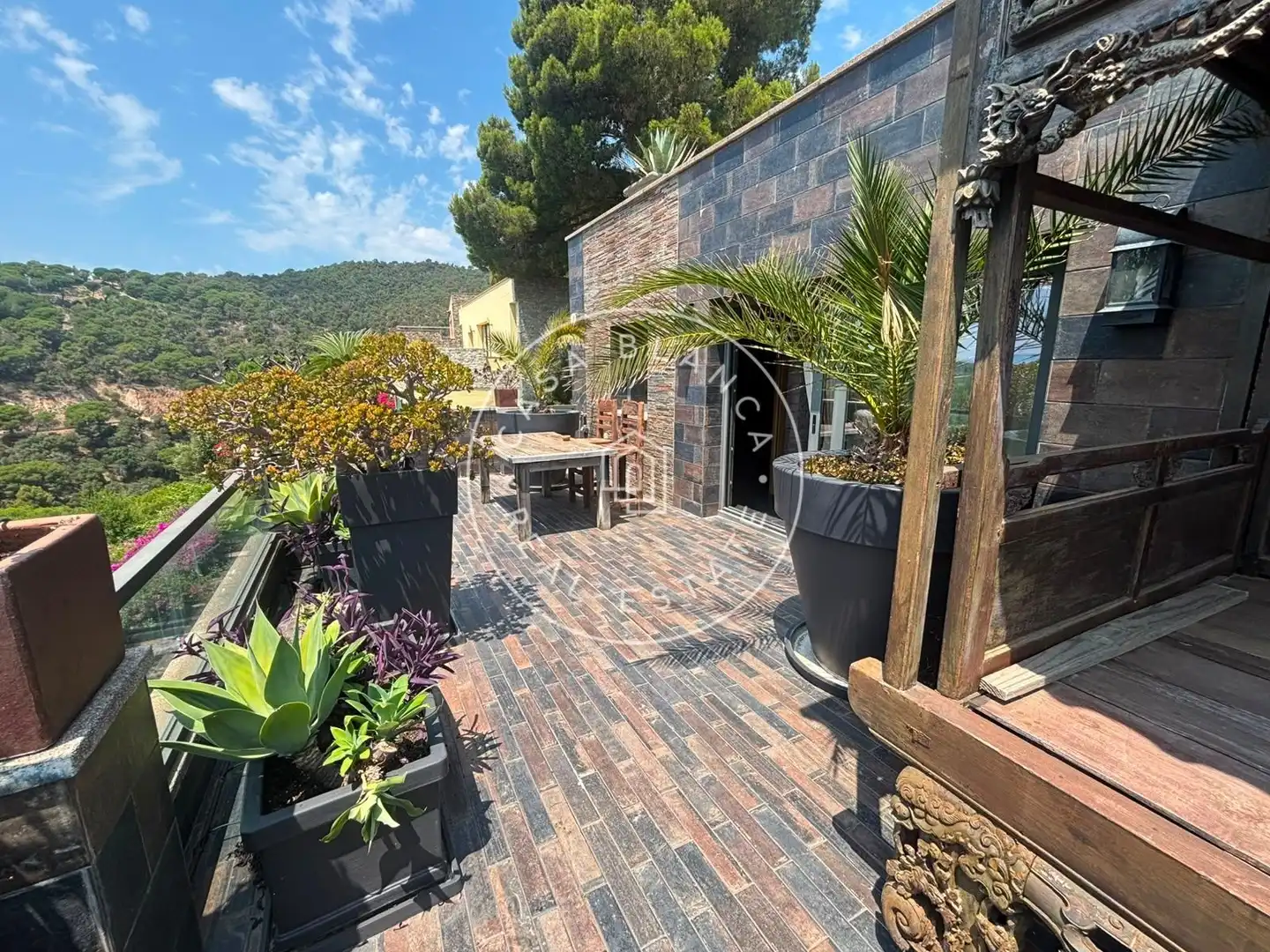 Terraza de Casa o chalet en venta en Lloret de Mar con Aire acondicionado, Calefacción y Jardín privado