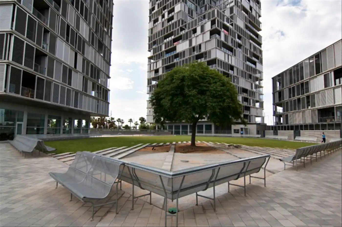 Terrasse von Wohnungen zur Miete in Barcelona mit Klimaanlage, Heizung und Parkett
