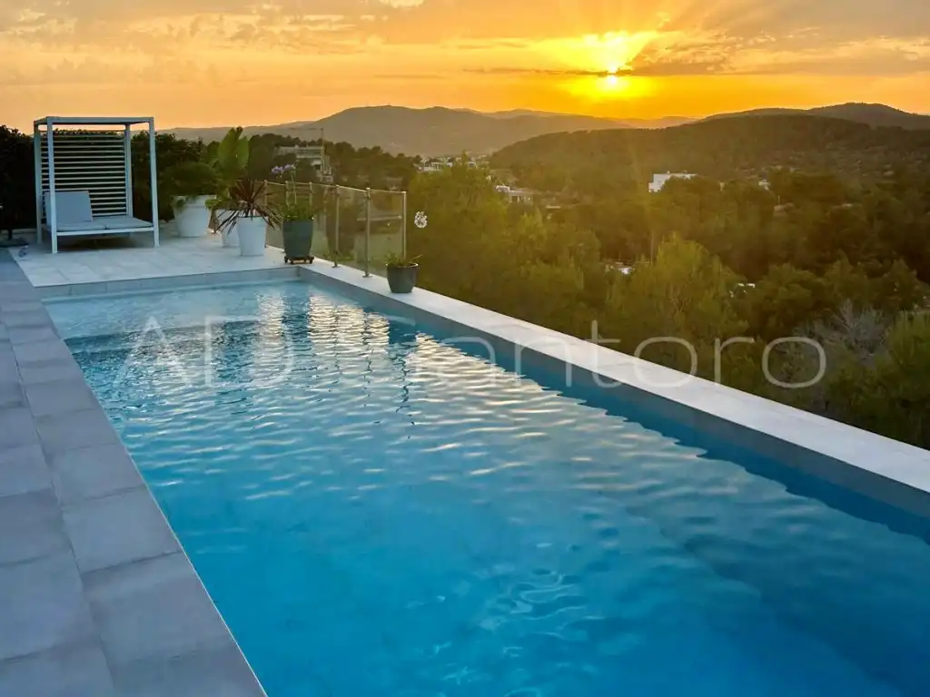 Piscina de Casa o xalet de lloguer en Sant Pere de Ribes
