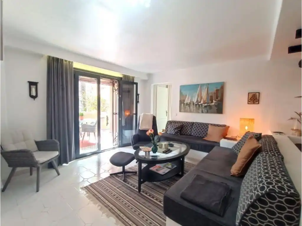 Wohnzimmer von Wohnungen zum Verkauf in Torrevieja mit Klimaanlage und Privatgarten