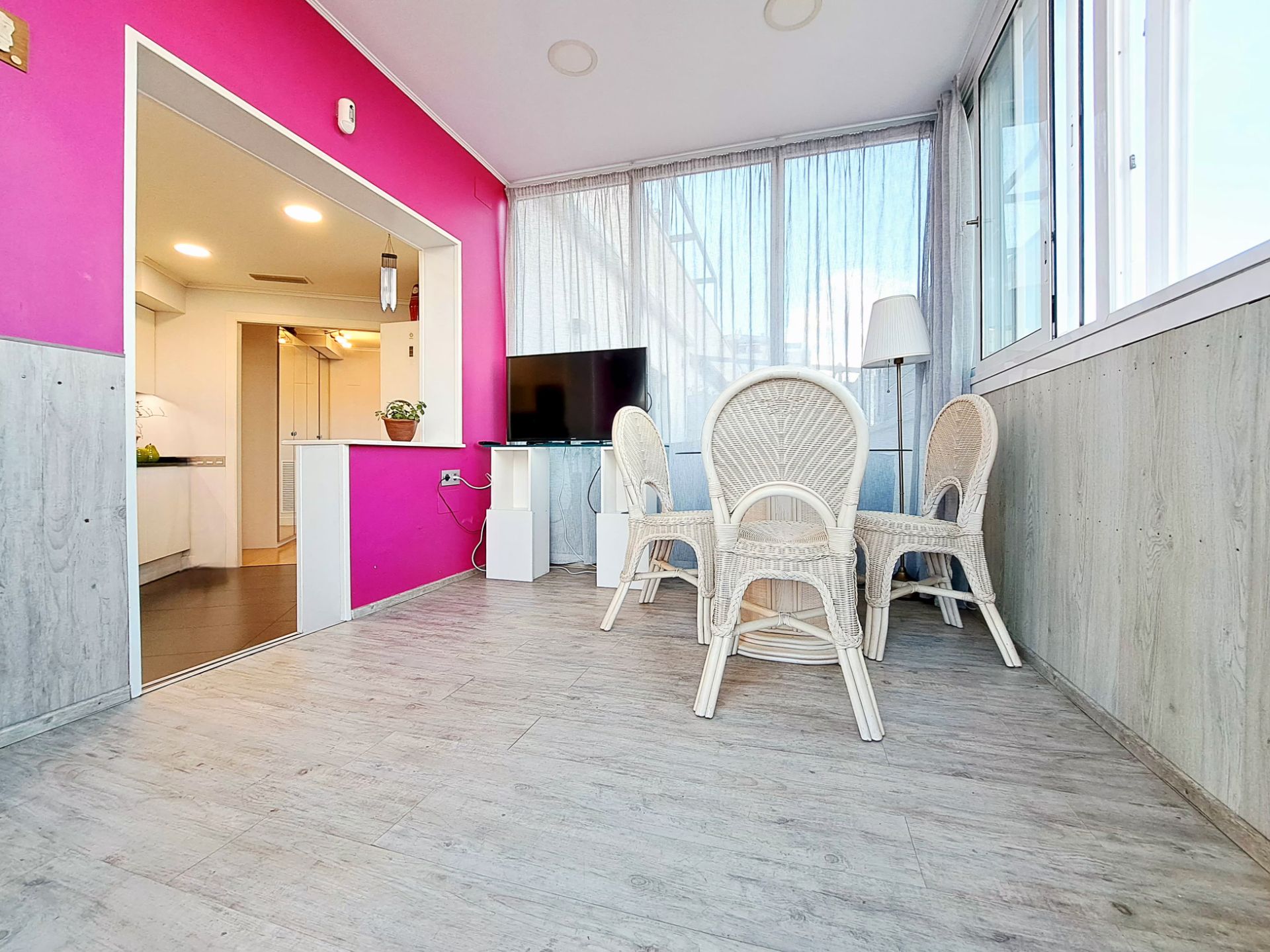 Sala d'estar de Pis en venda en  Barcelona Capital amb Aire condicionat, Calefacció i Parquet