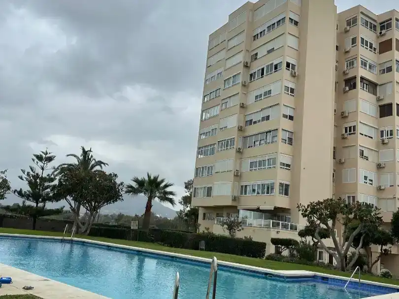 Vista exterior de Apartamento en venta en Málaga con Aire acondicionado, Trastero y Piscina